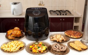 Frytkownica beztłuszczowa air fryer Berlinger | termoobieg | programy | LCD 14
