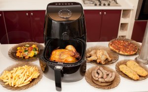 Frytkownica beztłuszczowa air fryer Berlinger | termoobieg | programy | LCD 16