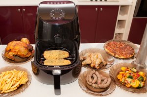 Frytkownica beztłuszczowa air fryer Berlinger | termoobieg | programy | LCD 17