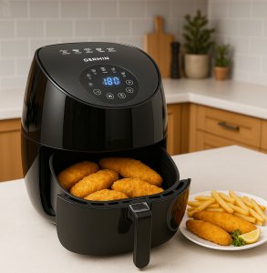 Frytkownica beztłuszczowa air fryer Berlinger | termoobieg | programy | LCD 19