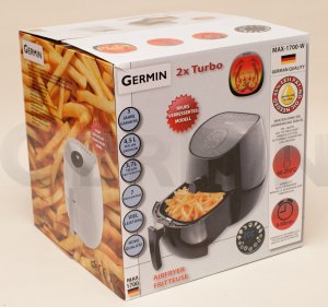 Frytkownica beztłuszczowa air fryer Berlinger | termoobieg | programy | LCD 23