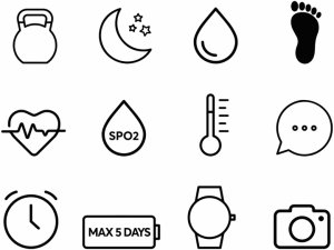 Smartwatch Kodak SW-7209 Smartwatch Bluetooth 5.3 z Ekranem 1,72 Full Touch HD, IP68 6