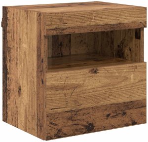 vidaXL Zestaw do montażu telewizora na ścianie 6 pcs Stare drewno 2