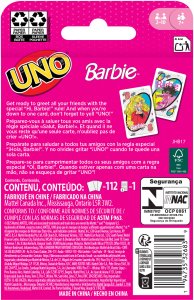 Mattel UNO gra karciana Barbie JHB17 /8 6
