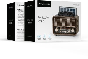 Radio przenośne analogowe solarne Kruger&amp;Matz model KM0832 21