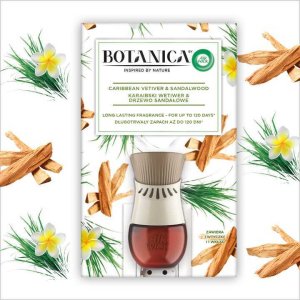 Botanica by Air Wick Karaibski Wetiwer & Drzewo Sandałowe/Caribbean Vetiver & Sandalwood 19ml Komplet 2