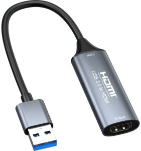 Adapter USB PremiumCord USB-A - HDMI Srebrny  (khcon-60) 2