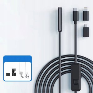 Endoskop kamera inspekcyjna BEZPRZEWODOWA wodoodporna WiFi 5m do Telefonu 10