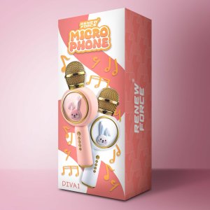 Mikrofon Renew Force Mikrofon MIKROFON DLA DZIECI DO KOMPUTERA BEZPRZEWODOWY 10