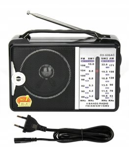 Radio Retoo Radio sieciowo-bateryjne AM E659 14
