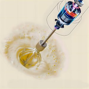 Blender Retoo Blender ręczny Bledner OR1106 1200 W srebrny/szary 14