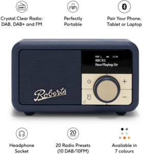 Roberts Radio Revival Petite 2 Midnight Blue 5