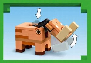 LEGO 21255 - Minecraft - Zasadzka w portalu do Netheru 13
