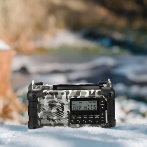 Radio Sangean MMR-99 DAB+ Artic Camo Emergency/Hand Crank/Solar Radio 7