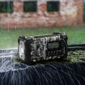 Radio Sangean MMR-99 DAB+ Artic Camo Emergency/Hand Crank/Solar Radio 8