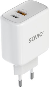 Ładowarka Savio LA-12 1x USB-A 1x USB-C 3 A (85044083) 5