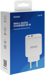 Ładowarka Savio LA-12 1x USB-A 1x USB-C 3 A (85044083) 6
