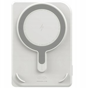 Powerbank SKINARMA Powerbank Nexus Mecha Magnetic Kick-Stand 5000mAh 20W PD USB-C MagSafe jasno szary 4