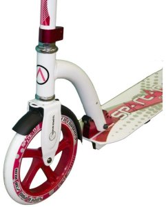 hulajnoga składana jumbo spartan ii - 230 mm biała 2