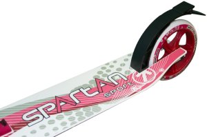 hulajnoga składana jumbo spartan ii - 230 mm biała 3