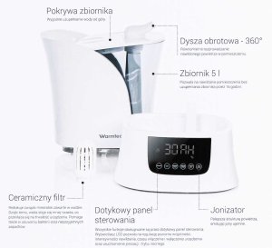 Nawilżacz powietrza Warmtec Mist Up 5