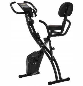 Rower Stacjonarny 2w1 Składany Magnetyczny Czarny PAKO A90-196 11