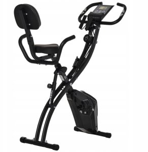 Rower Stacjonarny 2w1 Składany Magnetyczny Czarny PAKO A90-196 12