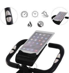 Rower Stacjonarny 2w1 Składany Magnetyczny Czarny PAKO A90-196 8