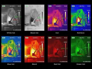 KAMERA TERMOWIZYJNA PRO -20+550 USB-C 320x240 EKRAN 2.8" LCD ALARM PC 50Hz 7