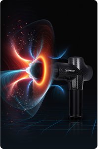 Masażer Neo-Sport Pistolet do masażu ciała masażer 9 nakładek NS-503 czarny 17