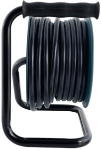 REV Bęben kablowy 3-gniazdowy petrol/czarny 0010042100 3