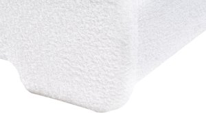 Beliani Łóżko dziecięce Królik Boucle PERROS 90 x 200 cm Broken white 12