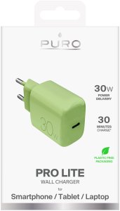 Ładowarka Puro PRO LITE wall charger 1xUSB-C, 30W 2