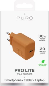 Ładowarka Puro PRO LITE wall charger 1xUSB-C, 30W 2
