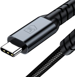 Kabel USB 3MK USB-C - USB-C 1 m Czarny (5903108682008) 4