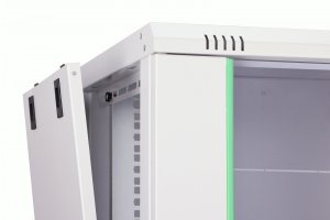 Szafa DIGIT Szafa sieciowa wisząca Dynamic 19 16U rack 600x450, drzwi szyba, szary, niezłożona, 60kg 7