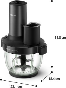 Rozdrabniacz Philips 5000 series HR1507/00 Chopper, 650W 2