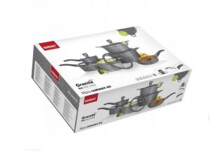 Komplet garnków 11 el. Granite 3