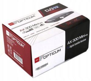 Tuner TV Opticum Red AX 300 mini PVR DVB-S2 8