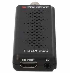 Tuner TV Opticum Red T-BOX mini DVB-T2/C H.265 7