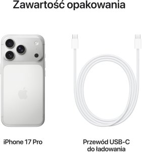 Smartfon Apple iPhone 17 Pro 5G 12/512GB Srebrny (MG8K4QL/A) 8