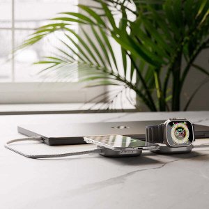 Kabel USB Zens Charging Cable USB C-C Pro 3 - magnetyczny kabel USBC-C do ładowania przewodowego do 240W, wspiera Qi2 15W, możliwość ładowania 3 urządzeń jednocześnie, 1,5m (white) 5