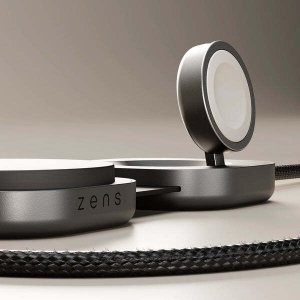 Kabel USB Zens Charging Cable USB C-C Pro 3 - magnetyczny kabel USBC-C do ładowania przewodowego do 240W, wspiera Qi2 15W, możliwość ładowania 3 urządzeń jednocześnie, 1,5m (black) 4