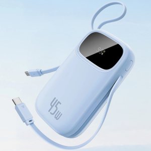 Powerbank Baseus Powerbank EnerFill FC21 Qpow 20000mAh 45W z wyświetlaczem cyfrowym z dołączonym kablem - niebieski 3