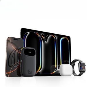 Powerbank Baseus Powerbank EnerFill FC31 20000mAh 45W z wyświetlaczem z kablami USB-C i Lightning - czarny 6