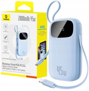 Powerbank Baseus EnerFill FC31 20000mAh Niebieski 2