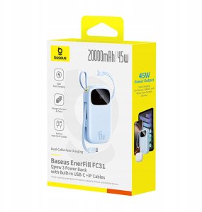 Powerbank Baseus EnerFill FC31 20000mAh Niebieski 9
