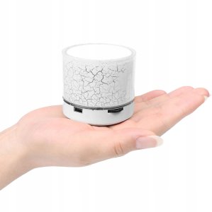 Głośnik przenośny głośnik bt biały 3 W 11