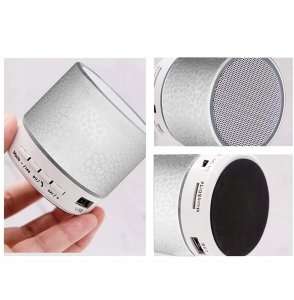 Głośnik przenośny głośnik bt biały 3 W 12