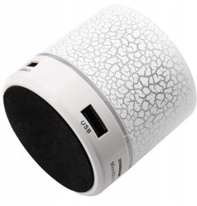 Głośnik przenośny głośnik bt biały 3 W 15